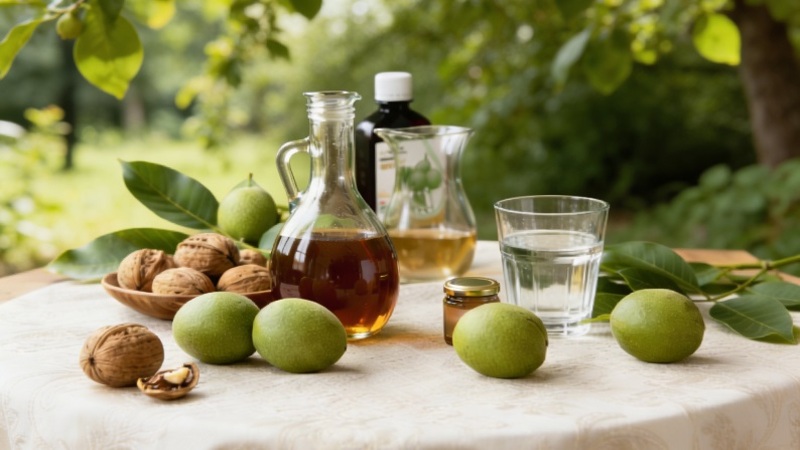 фото настойки черного ореха