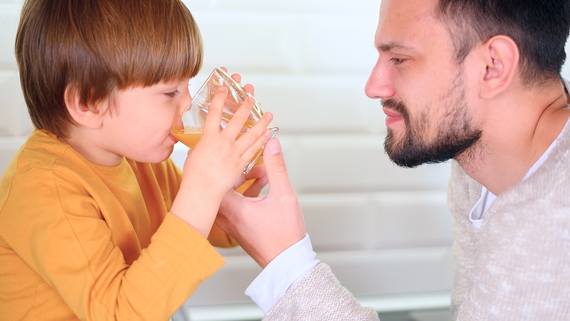 отец с сыном